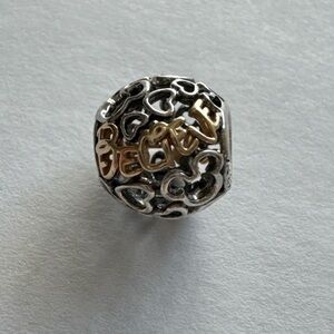 Authentic Pandora Disney Believe 14k Gold Charm 791436
